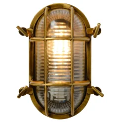 Lucide Dudley udendørs væglampe, messing