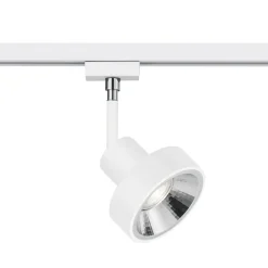 DUOline 780701 skinnespot, Ø 11 cm, hvid, 2-faset, GU10^Trio Lighting Online