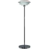 Dyberg Larsen DL31 gulvlampe, metal, Ø 31cm, hvid
