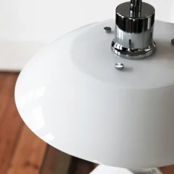 Dyberg Larsen Pendellamper|Pendellamper>DL31 hængelampe, glasskærm, krom