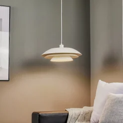 Dyberg Larsen Pendellamper>DL45 hængelampe metal hvid