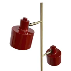 Gulvlampe Ocean, mørkerød, 160 cm, 2 lyskilder.^Dyberg Larsen Hot