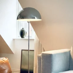 Gulvlampe Stockholm, højde 143 cm metal/marmor^Dyberg Larsen Discount