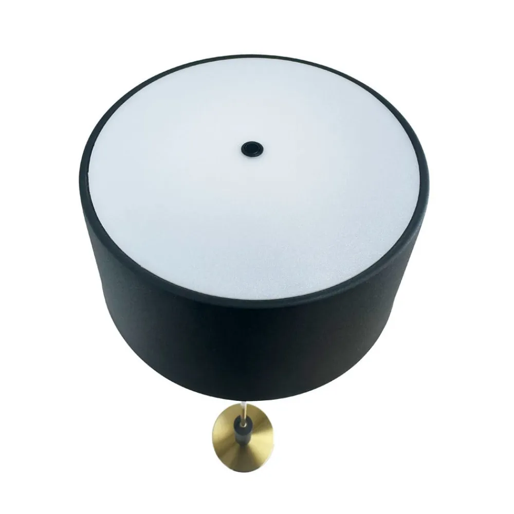 Dyberg Larsen Gulvlamper|Gulvlamper>LED-gulvlampe Yoyo, sort, højde 125 cm