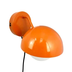 Dyberg Larsen Rose væglampe, blank orange