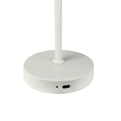 Stockholm bordlampe til opladning, perlehvid^Dyberg Larsen Online