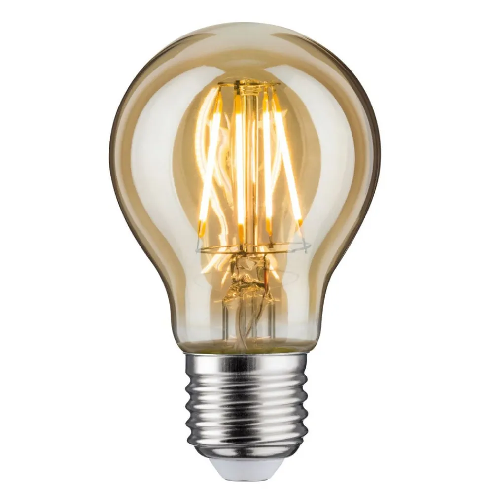 E27 6,5 W 2.500K LED-pære, guld^Paulmann Outlet