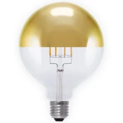 SEGULA E27 7 W topforspejlet LED-pære, guld