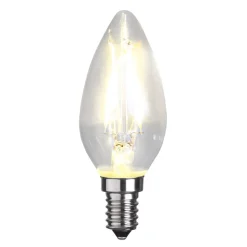 E14 B35 LED-kertepære 2 W 2.700 K filament 250lm^STAR TRADING