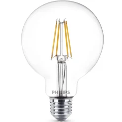 Philips Filament Pære>E27 7W 827 G95 klar LED-globepære