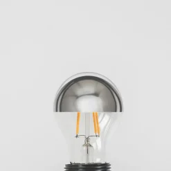 E27 3,5W topforspejlet LED-pære A60, 2700K sølv^Lucande Online