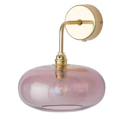 EBB & FLOW Væglamper|Væglamper>Horizon arm-væglampe guld/rosa Ø 21 cm