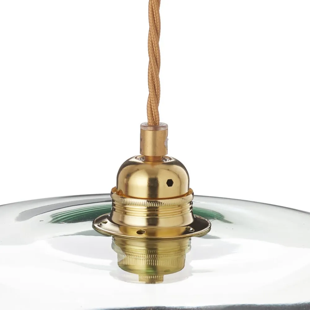 Horizon hængelampe, gul, røg Ø 36cm^EBB & FLOW Discount