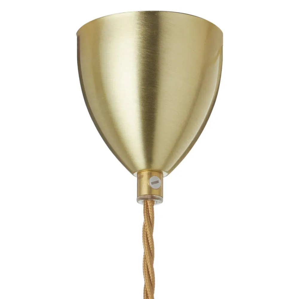 Horizon hængelampe, gul, røg Ø 36cm^EBB & FLOW Discount