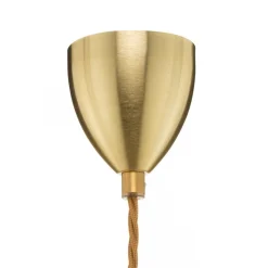 Horizon hængelampe, gul, røg Ø 21cm^EBB & FLOW Clearance