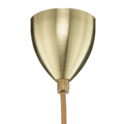 EBB & FLOW Rowan hængelampe, guld Ø 15,5cm