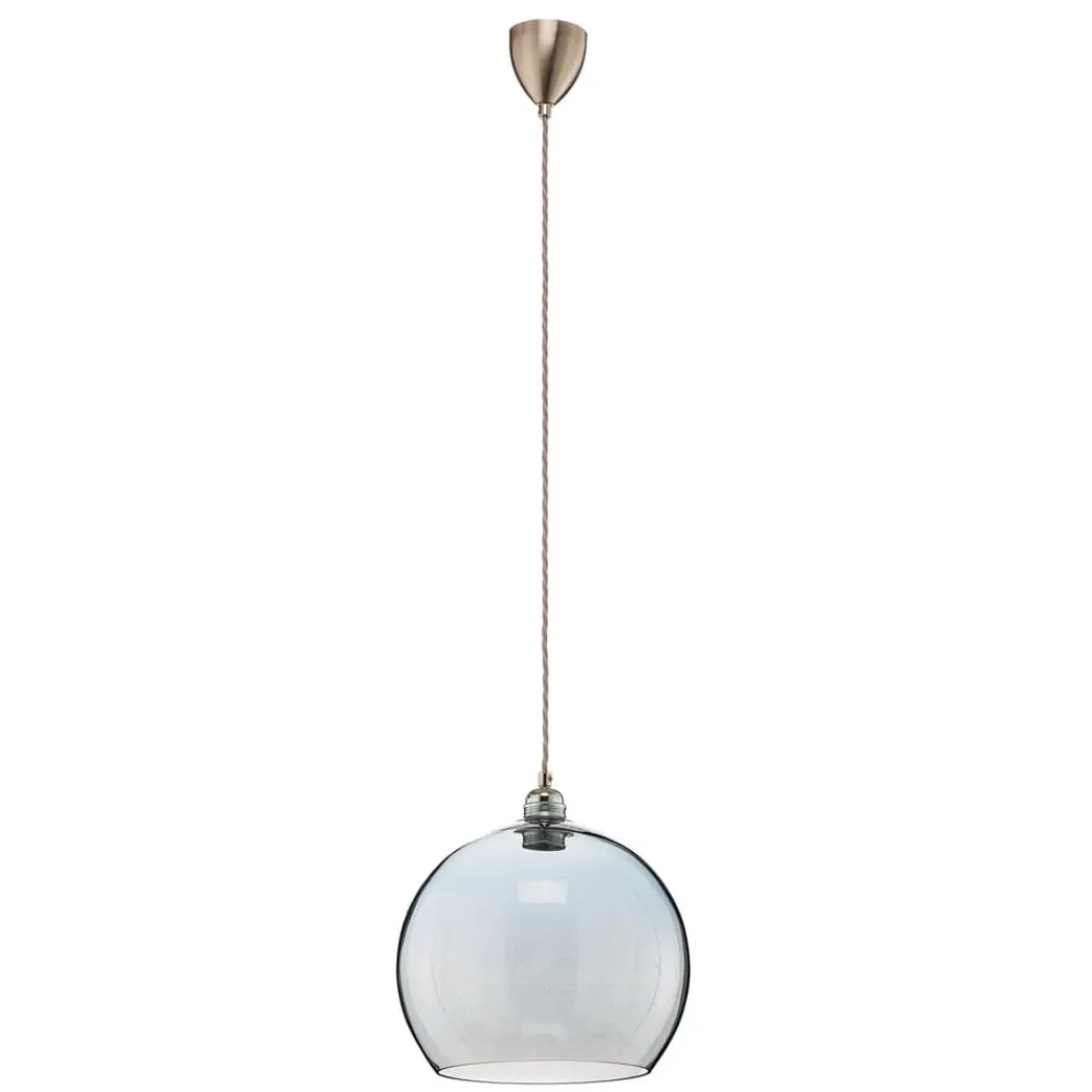 Rowan hængelampe blå-sølv Ø 28cm^EBB & FLOW Outlet