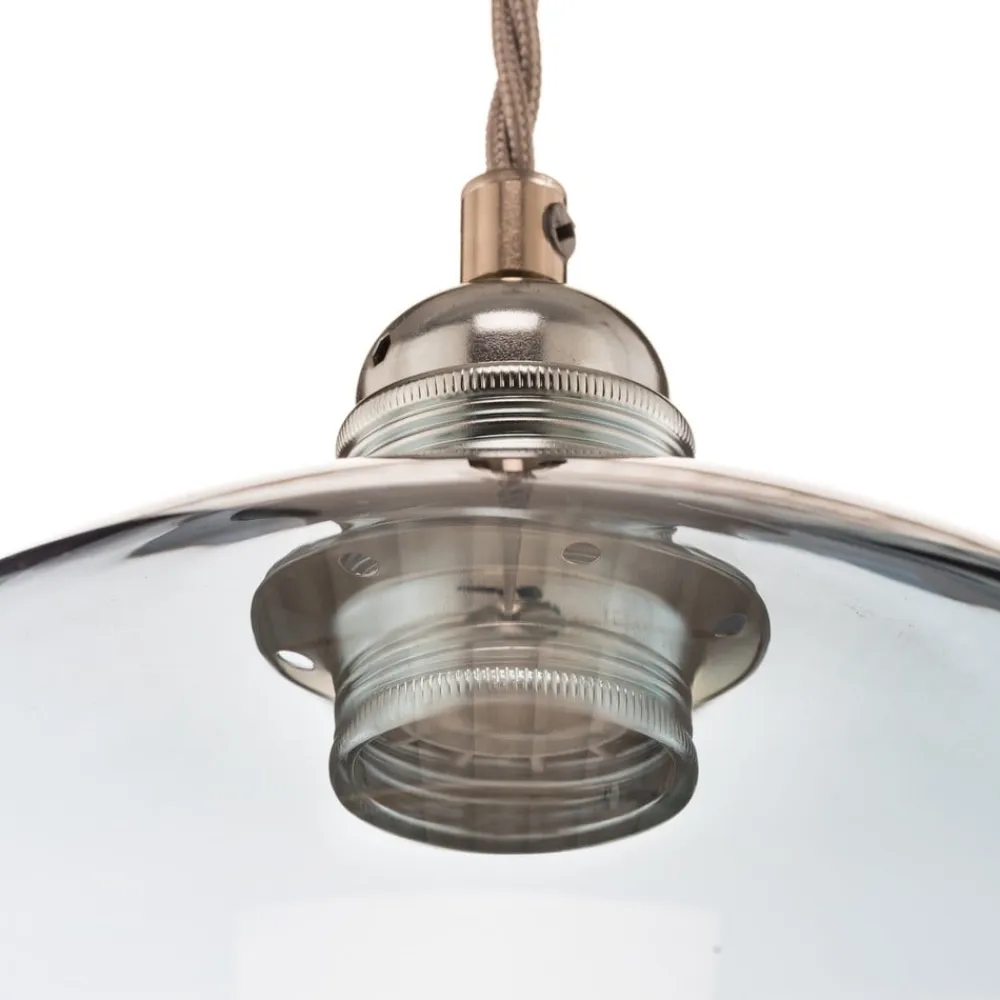 Rowan hængelampe blå-sølv Ø 28cm^EBB & FLOW Outlet