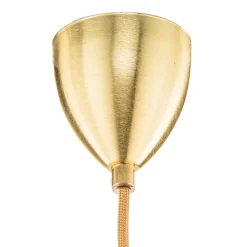 EBB & FLOW Rowan hængelampe, guld Ø 22cm
