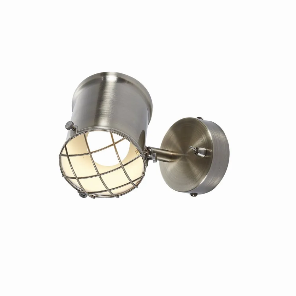 Lindby Ebbi vægspot i antik messing, kan dæmpes