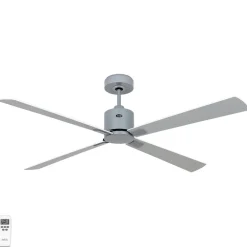 CasaFan Eco Concept loftventilator, 152cm, grå, hvidgrå