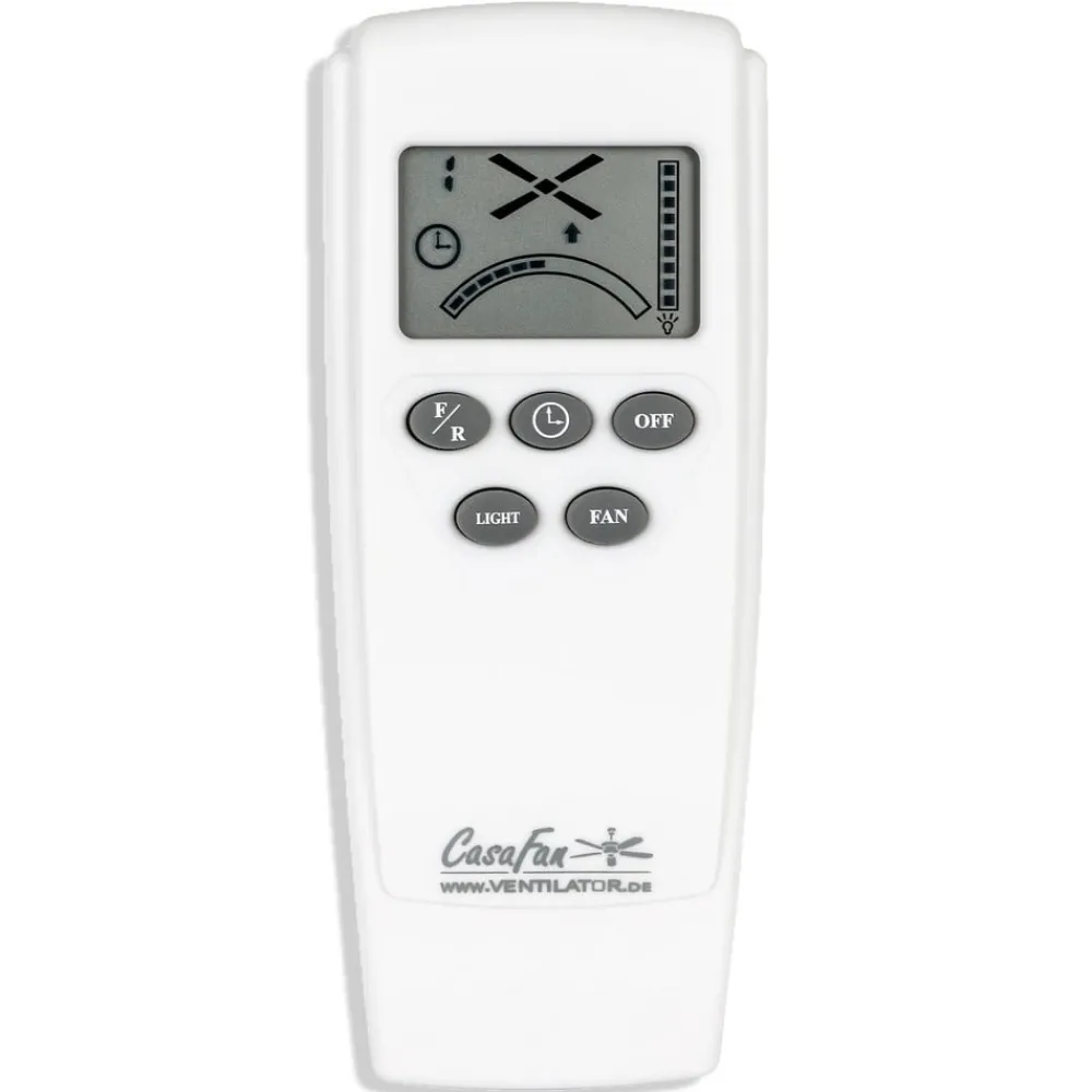 CasaFan Eco Concept loftventilator, 152cm, grå, hvidgrå