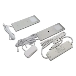 Hera Underskabsbelysning>Eco-Pad F LED-underskabsbelysning, 2, 3.000 K, alu