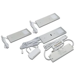 Hera Underskabsbelysning>Eco-Pad F LED-underskabsbelysning sæt m 3, 4.000 K