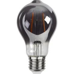 STAR TRADING Filament Pære|Led Pærer>Edison Plain Smoke E27 A60 LED-pære, 2 W, 2.100 K