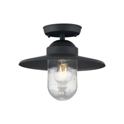 Edward udendørs loftlampe, antracit, Ø 27,5 cm, aluminium^ORION Discount