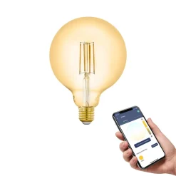 EGLO connect Smarte Lyskilder>E27 G125 Globe 6W 650 Lumen 2200K