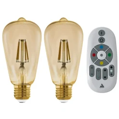 EGLO connect E27 ST64 lampe 5,5W 500lm 2200K 2stk