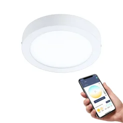 EGLO connect Loftlamper>Fueva-Z loftslampe, Ø 21cm hvid