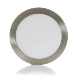 LED indbygningslampe Fueva-C, Ø 22,5 cm, nikkel^EGLO connect Discount