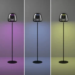 EGLO connect LED-gulvlampe Alfero-Z, RGB, CCT, sort