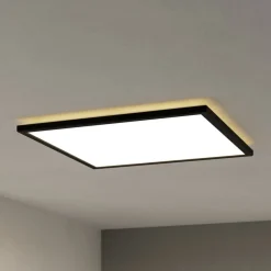 LED-loftlampe Rovito-Z, sort, 50 x 50 cm^EGLO connect Best