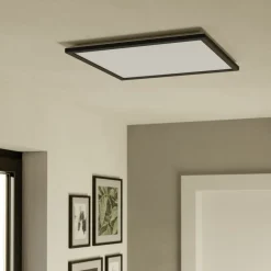 LED-loftlampe Rovito-Z, sort, 50 x 50 cm^EGLO connect Best