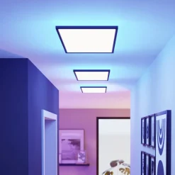 LED-loftlampe Rovito-Z, sort, 57 x 30 cm^EGLO connect Best