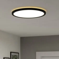 EGLO connect Loftlamper>LED-loftlampe Rovito-Z, sort, Ø 39 cm