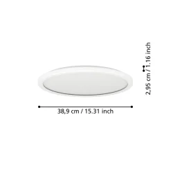 LED-loftlampe Rovito-Z, hvid, Ø 39 cm^EGLO connect Sale