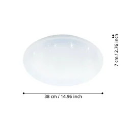 loftlampe Totari-Z, Ø38cm, 19W, krystal effekt^EGLO connect Sale