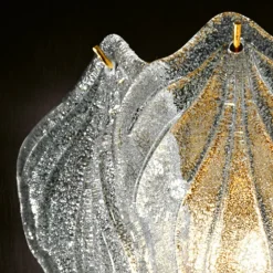 Novaresi Væglamper|Væglamper>Eksklusiv glas væglampe Foglie af Murano-glas