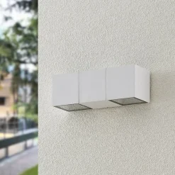 ELC Vanda udendørs LED-væglampe, hvid