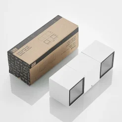 ELC Vanda udendørs LED-væglampe, hvid