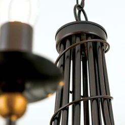 ORION Elegant GARDA lysekrone herregårdsstil og tolv lys