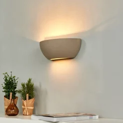 Elegant væglampe Renata af beton^Lindby Sale