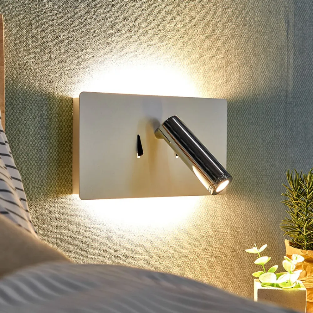 Lucande Elske LED-væglampe med læselampe