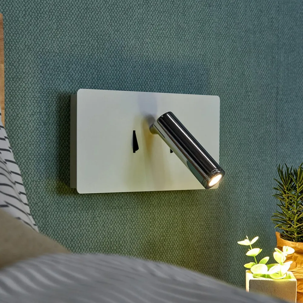 Lucande Elske LED-væglampe med læselampe