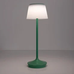 Näve Emmi LED-bordlampe, solcelle, CCT, opladelig, grøn