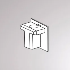 Endestykke til Volare 2-fase skinne, hvid^Molto Luce Best